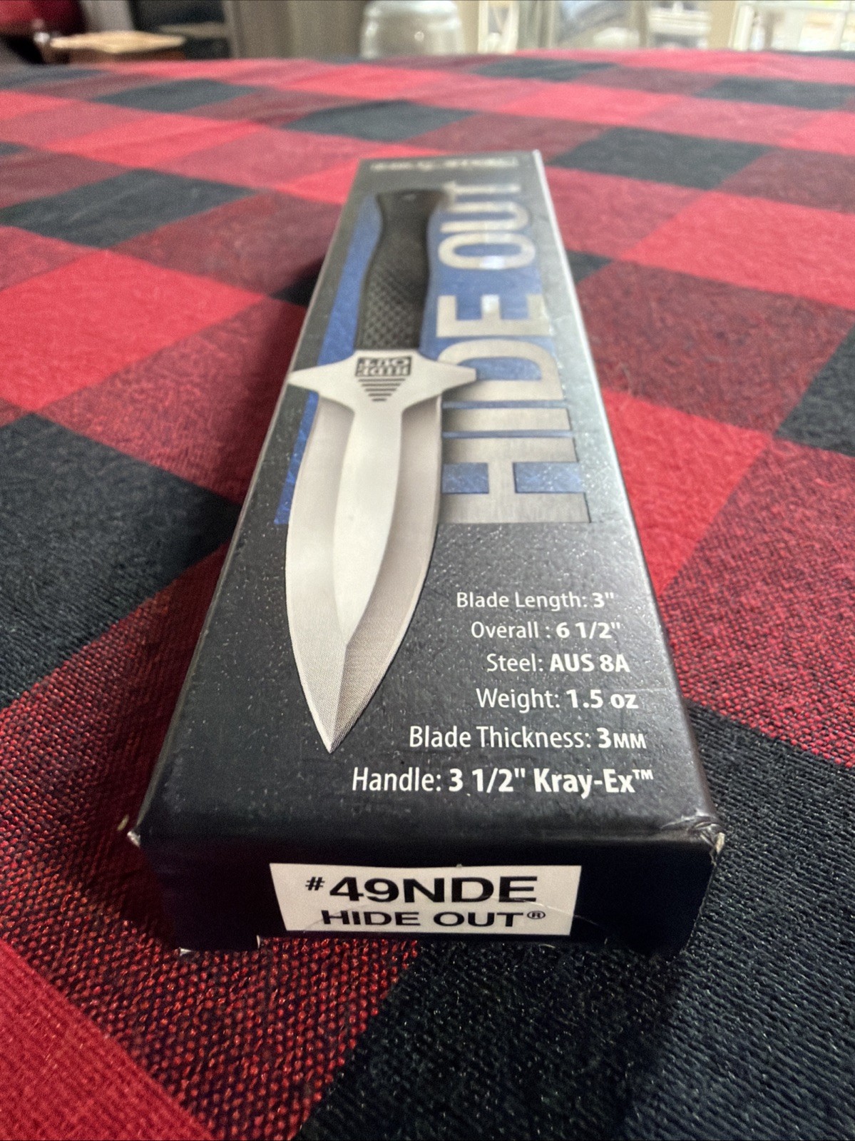 Cold Steel Hide Out Black Polymer 3"AUS-8A CA49NDE