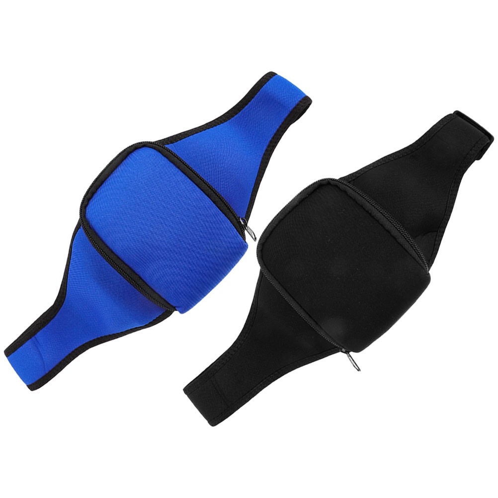 2 Pcs Sports Pouch for Mic Radio Holder Microphone Belt Bag Carrier