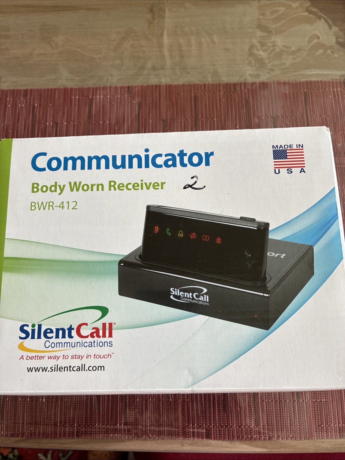 Silent Call Communicator Body Worn Receiver BWR-412