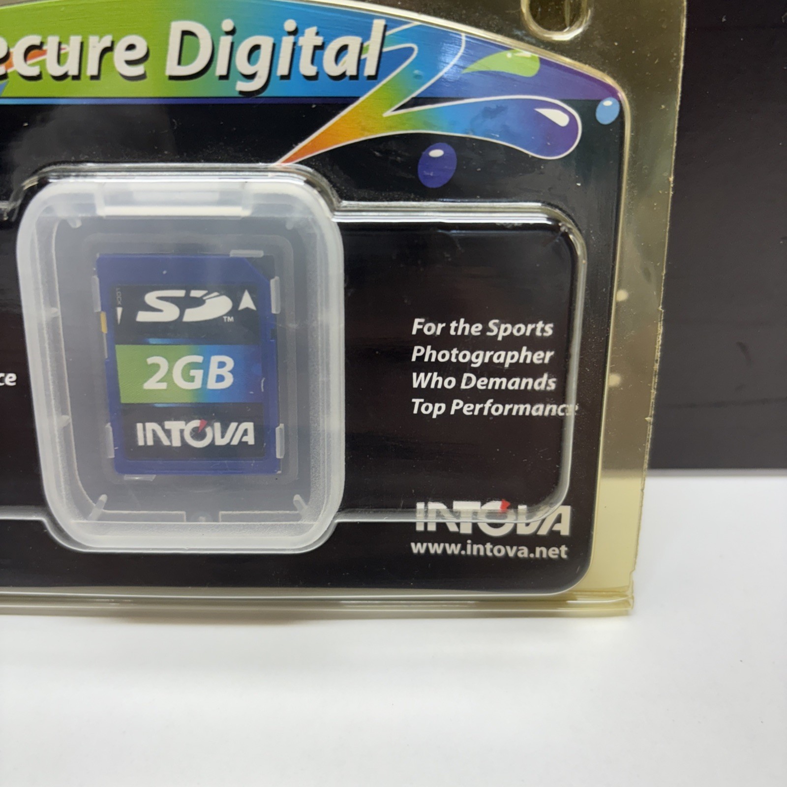 2GB SD Secure Digital memory card by Intova - New In Package