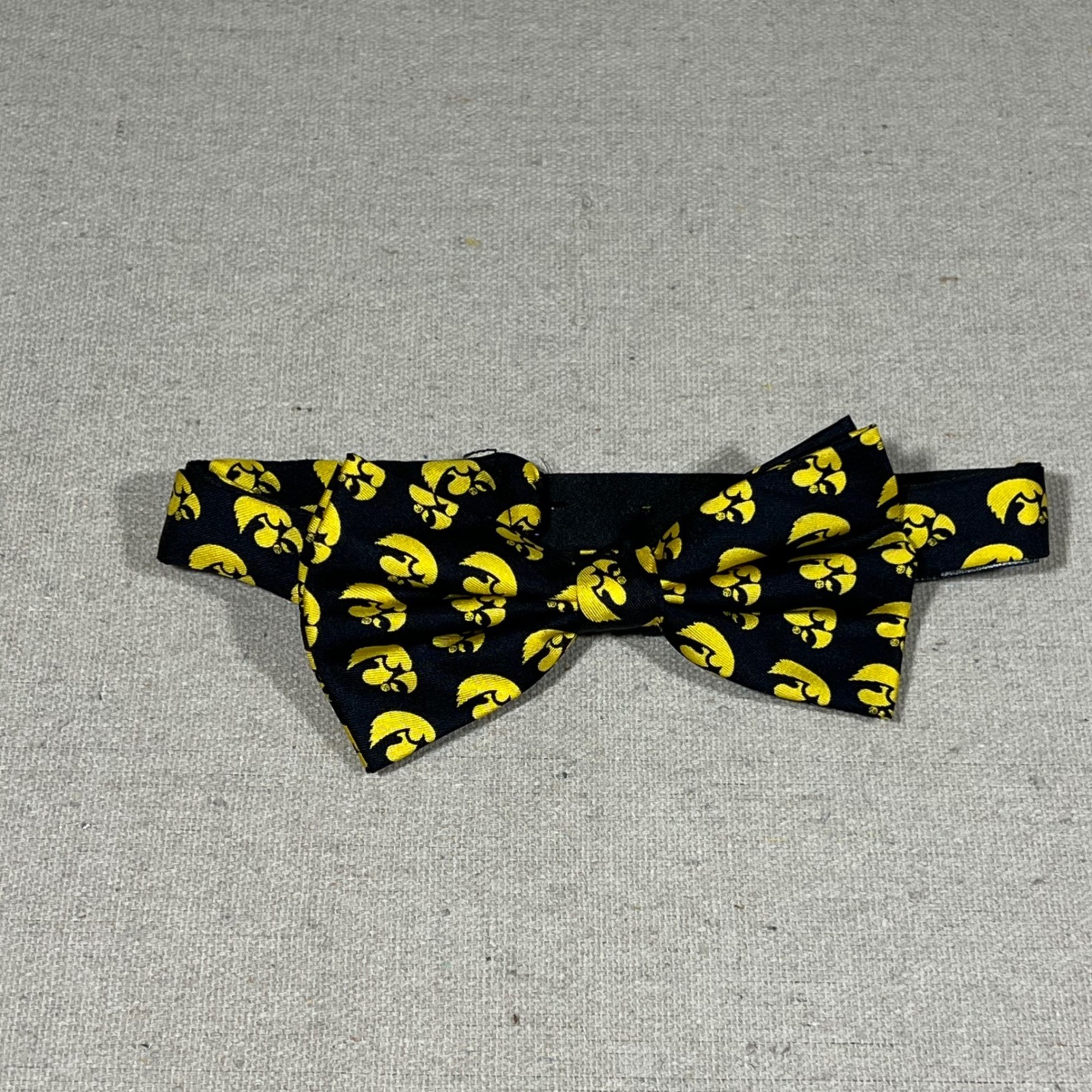 Iowa Hawkeyes Silk Bow Tie Handmade Varsity Line by NEIL Enterprises