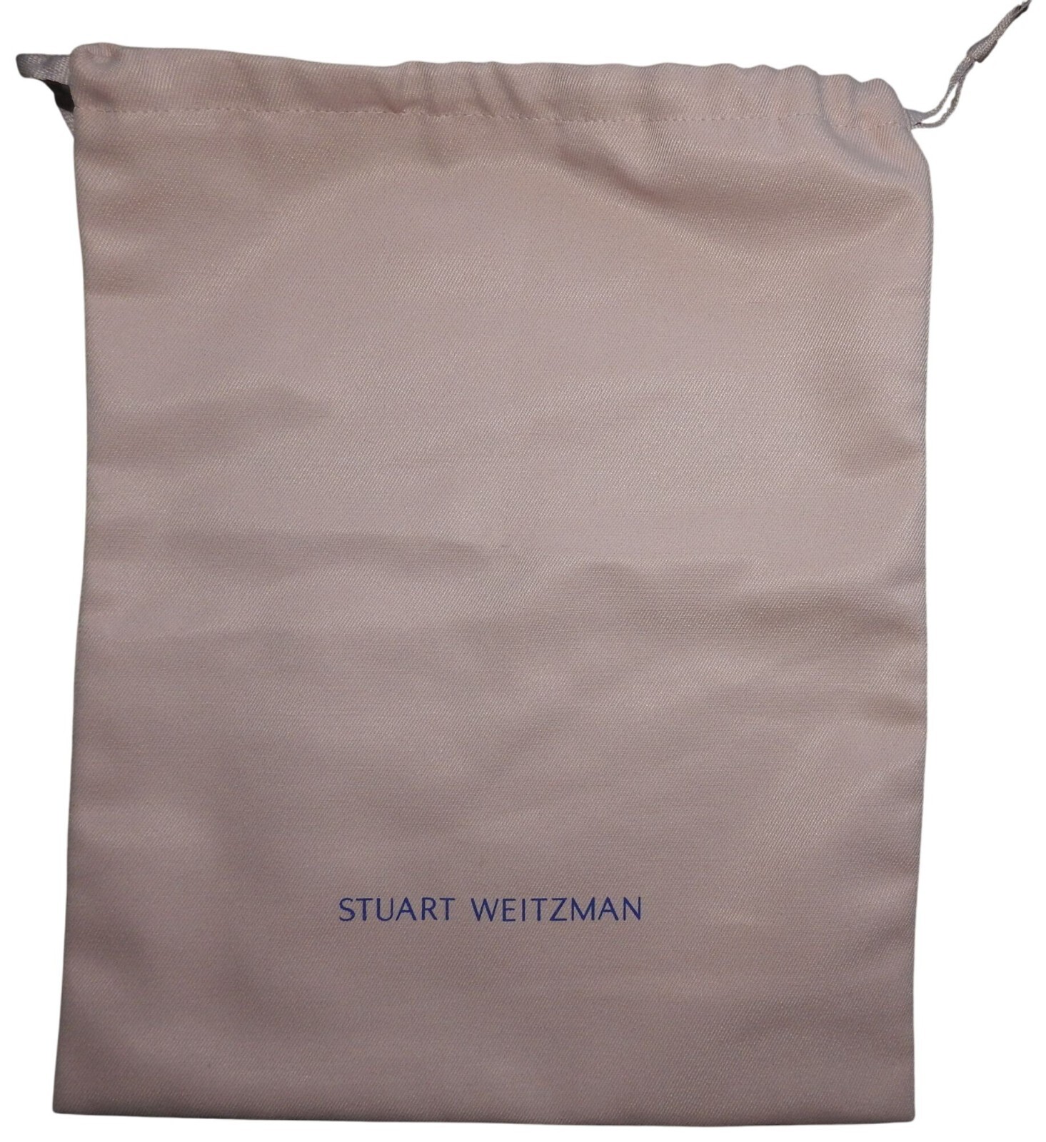 Stuart Weitzman Blush Drawstring Dust Bag For Shoes Or Handbag 11 x 14 Inches