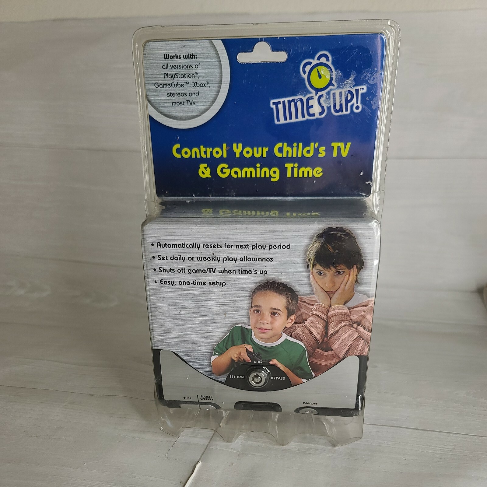 New Times Up Automatic TV Video Game Control Timer - Damaged  Box Never Opened
