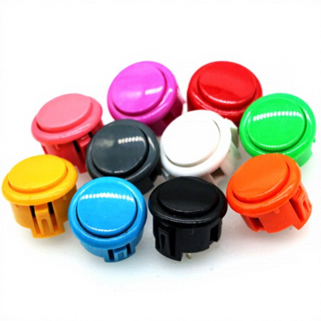 30mm Momentary Push Buttons For Arcade