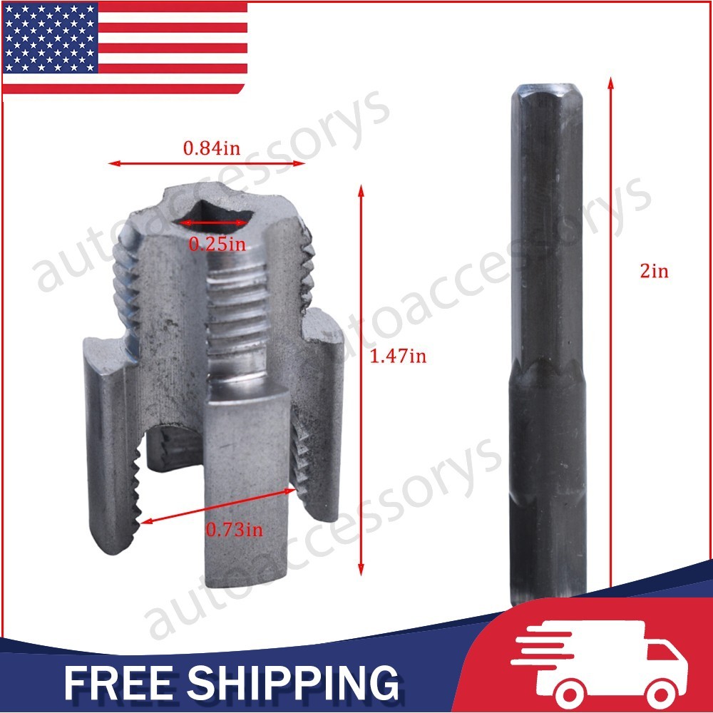 2pcs Integrated Internal & External Pipe Threading-Tool,PVC Pipe Threader Kit