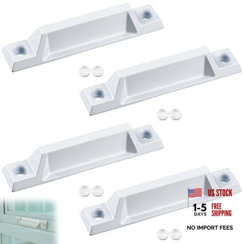 Window Sash Lift Deluxe Sash Lifter, 3-5/16", Window Handle Die-cast 4 White