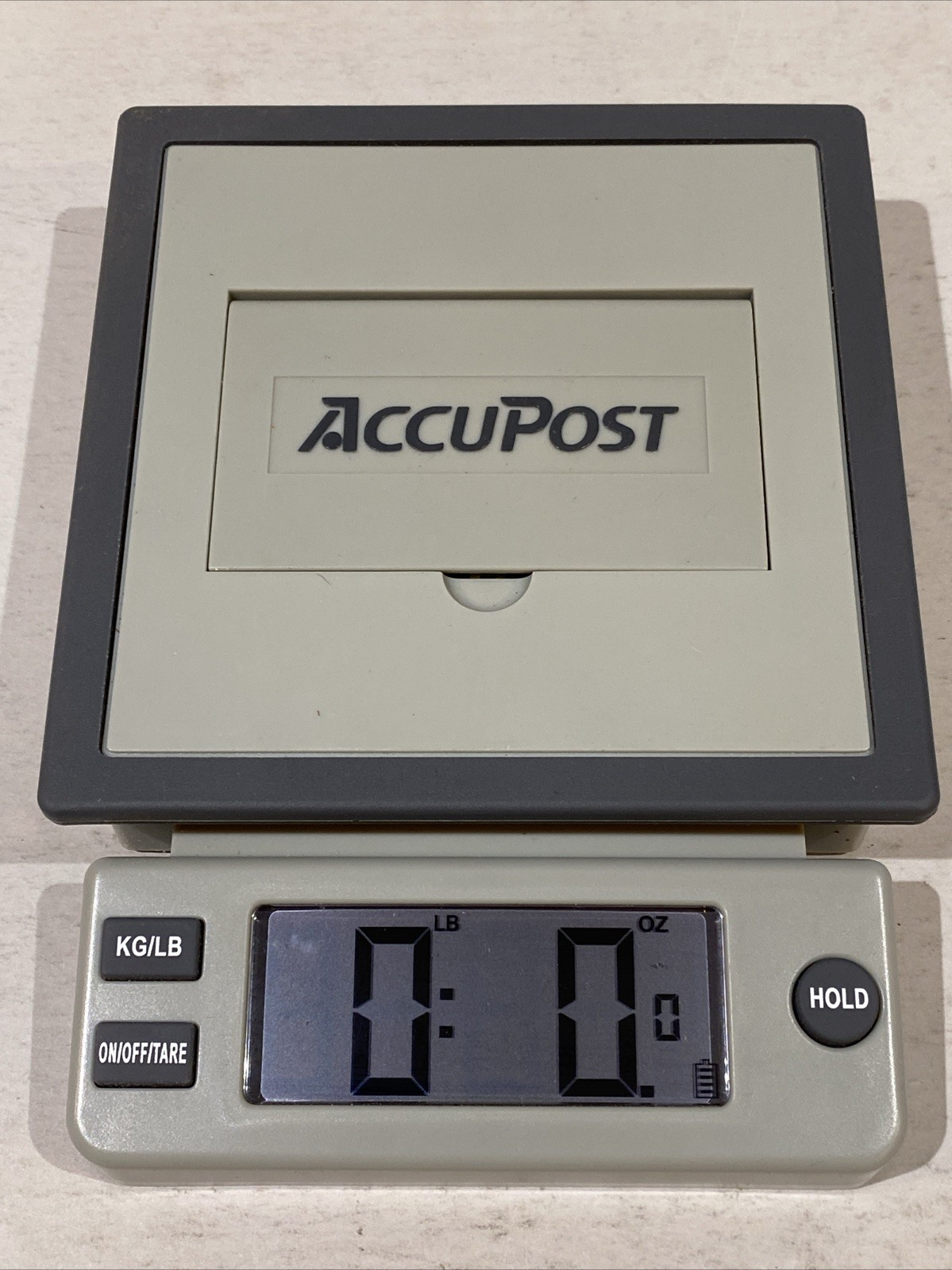 Accupost - 10 lb Desktop Postal Scale Battery Operated No Power Cord FREE SHIP!