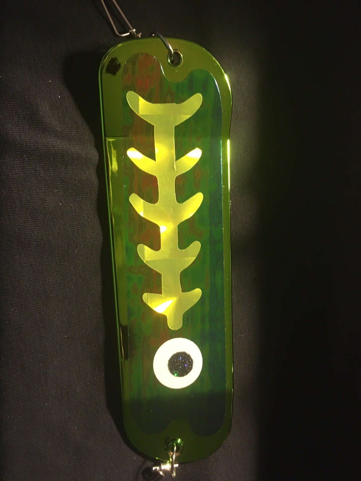 High Percentage Salmon Trolling 8.5” Flasher/360/Rotator Green Chrome Series