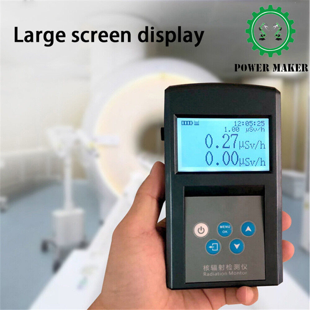 Geiger Counter Beta Gamma X-Ray Dosimeter LCD Display Nuclear Radiation Detector