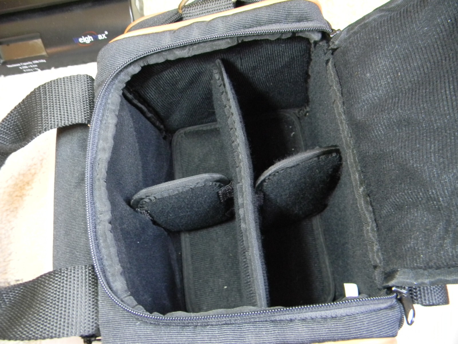 MacGregor Black Camera Padded Bag with Shoulder Strap - Very Good Condition