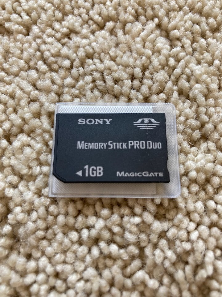 1GB Sony Memory Stick Pro Duo MagicGate MSX-M1GST Japan
