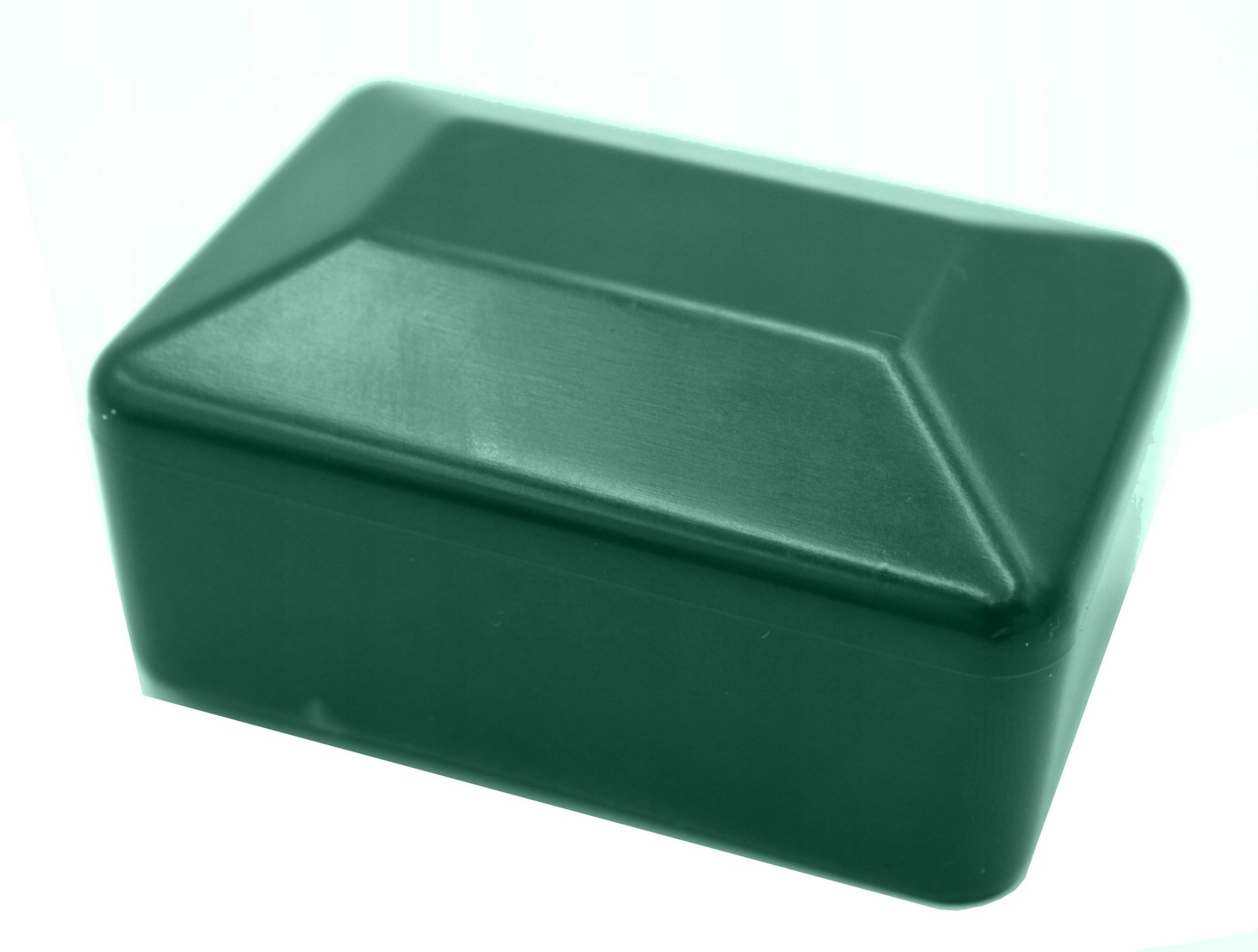 Fence Post Cap 20x30mm Fence Caps Green Post Cap Pyramid Rechteckig