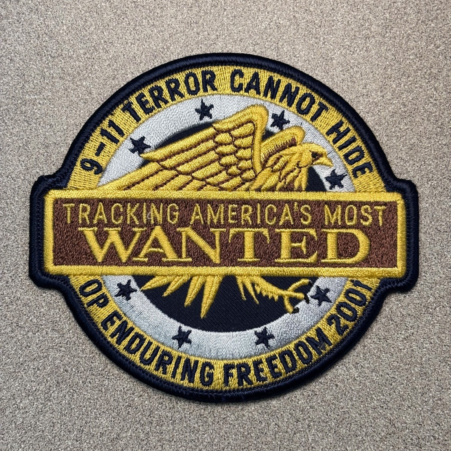 USAF US Army Marines Navy 9/11 Global War on Terror 2001 Enduring Freedom Patch