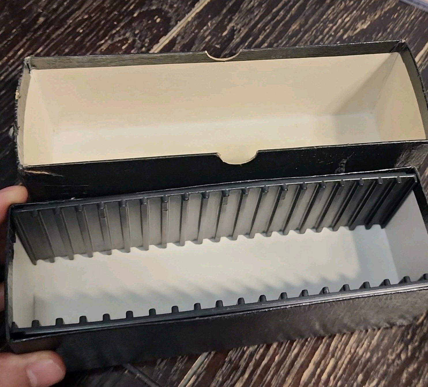 Vintage PCGS Black Cardboard Rattler Slab Storage Box - Not Your Regular Holder
