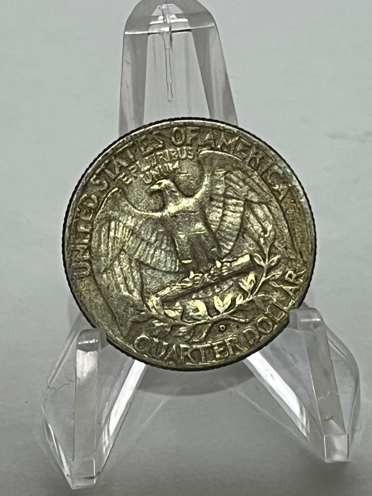 1952 D Washington Silver Quarter 25c Circulated # TA41