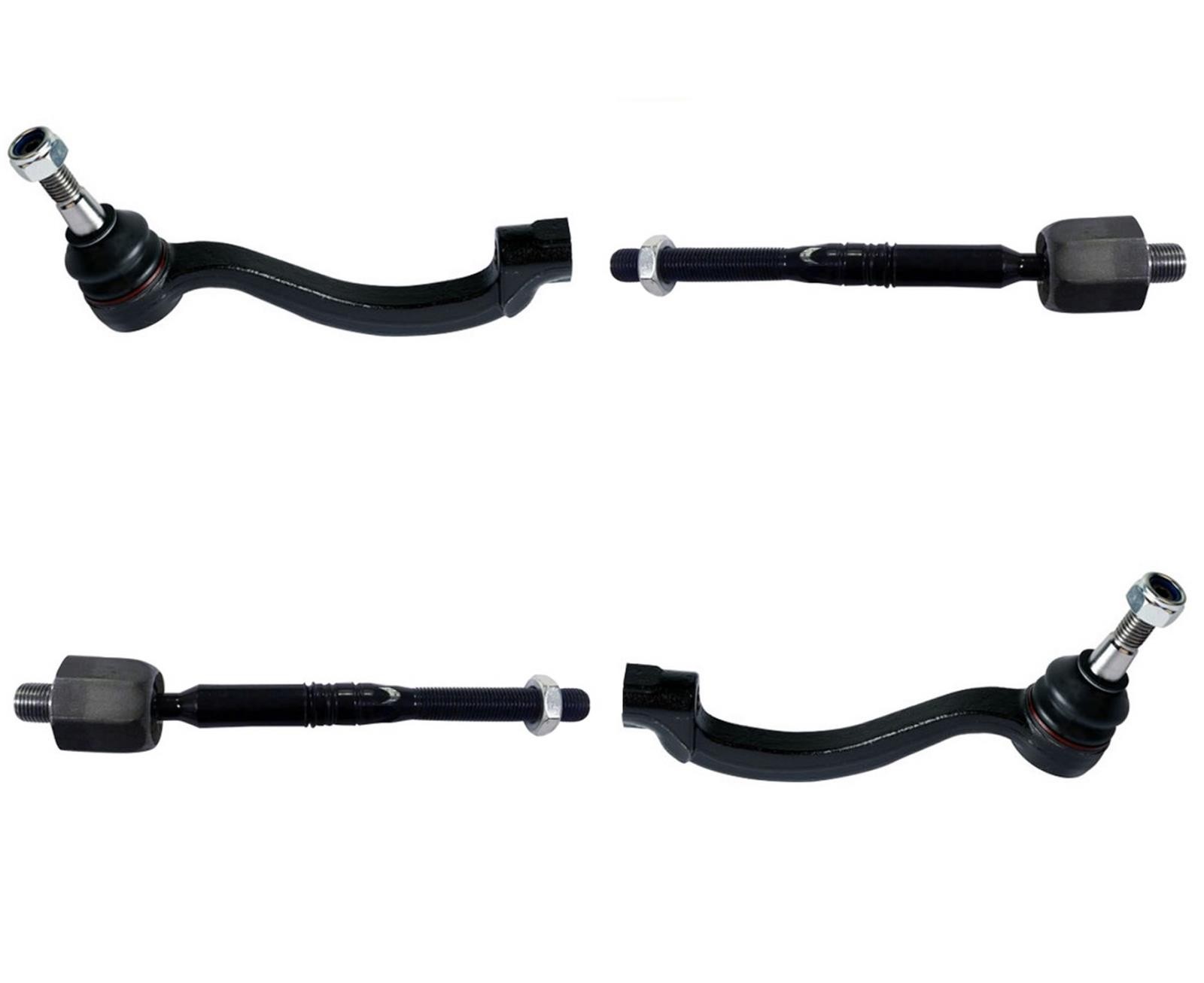 4pc Kit Front Inner Outer Tie Rods Fits Jaguar F-Pace 2017 2018 2020 2021 2023