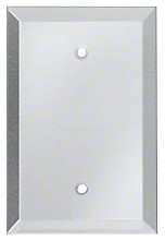CRL Gray Glass Mirror Plate with Screw Holes, 45 Styles, 3/16" Glass - 3 Colors