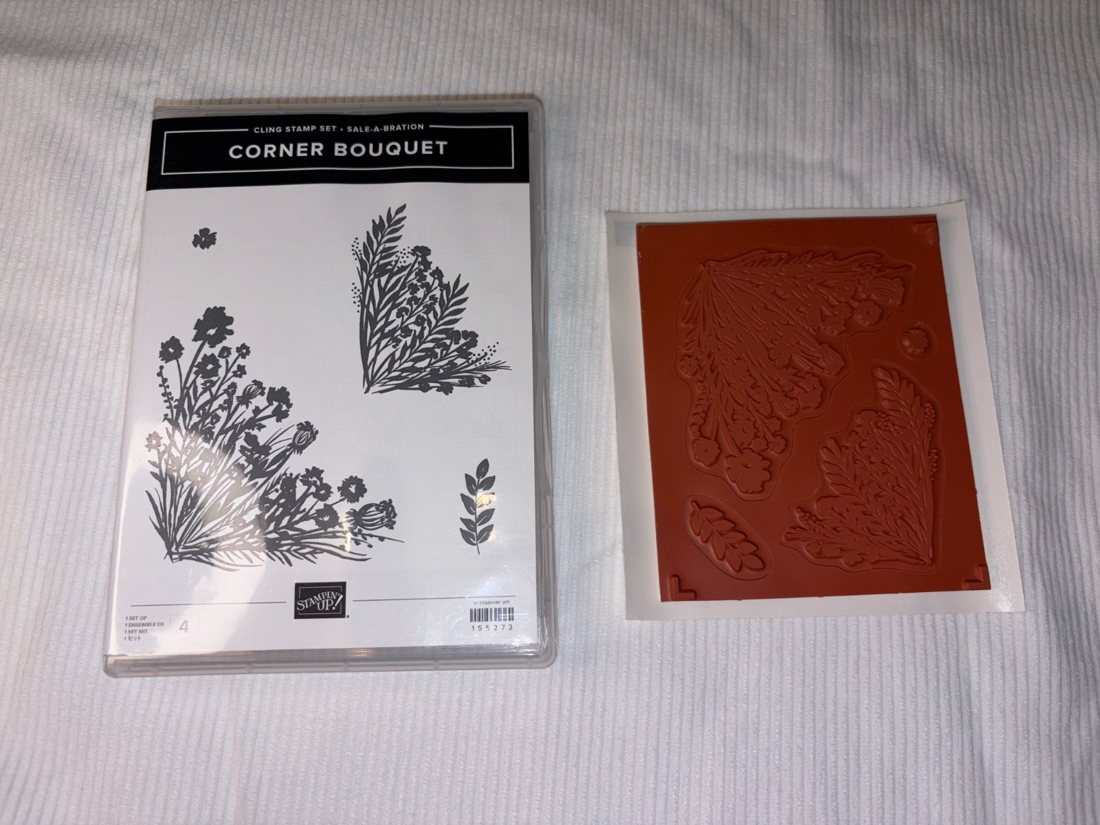 Corner Bouquet - Stampin' Up - Cling Stamp set