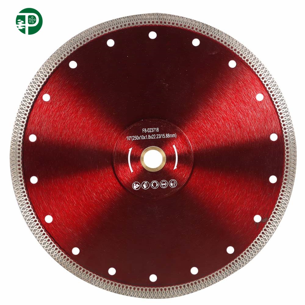 10 in Diamond Saw Blade Cutting Porcelain Tile Ceramic Granite Marble Brick New