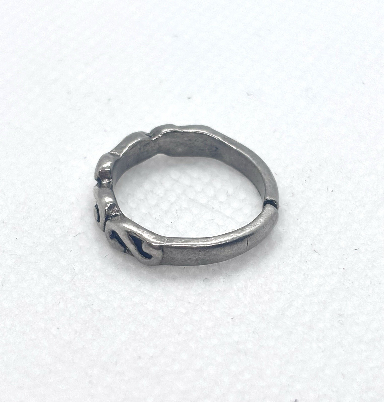 Waves Tropical Beach Design Toe Ring Sterling Silver Size Adjustable