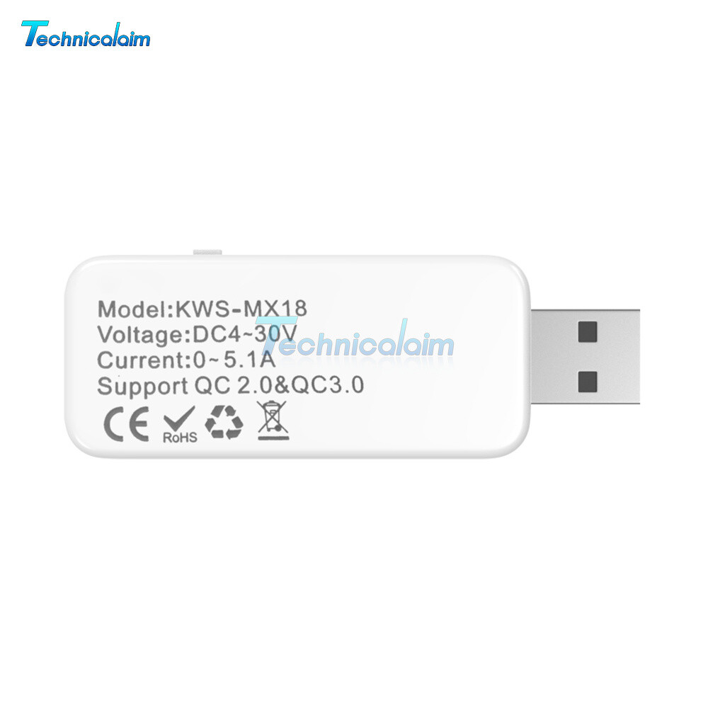 4-30V USB Digital Current Voltage Test Meter Power Capacity Current Detector
