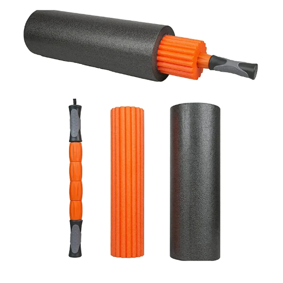 3-in-1 Foam Roller & Stick - Ultimate Muscle Recovery & Deep Tissue Therapy