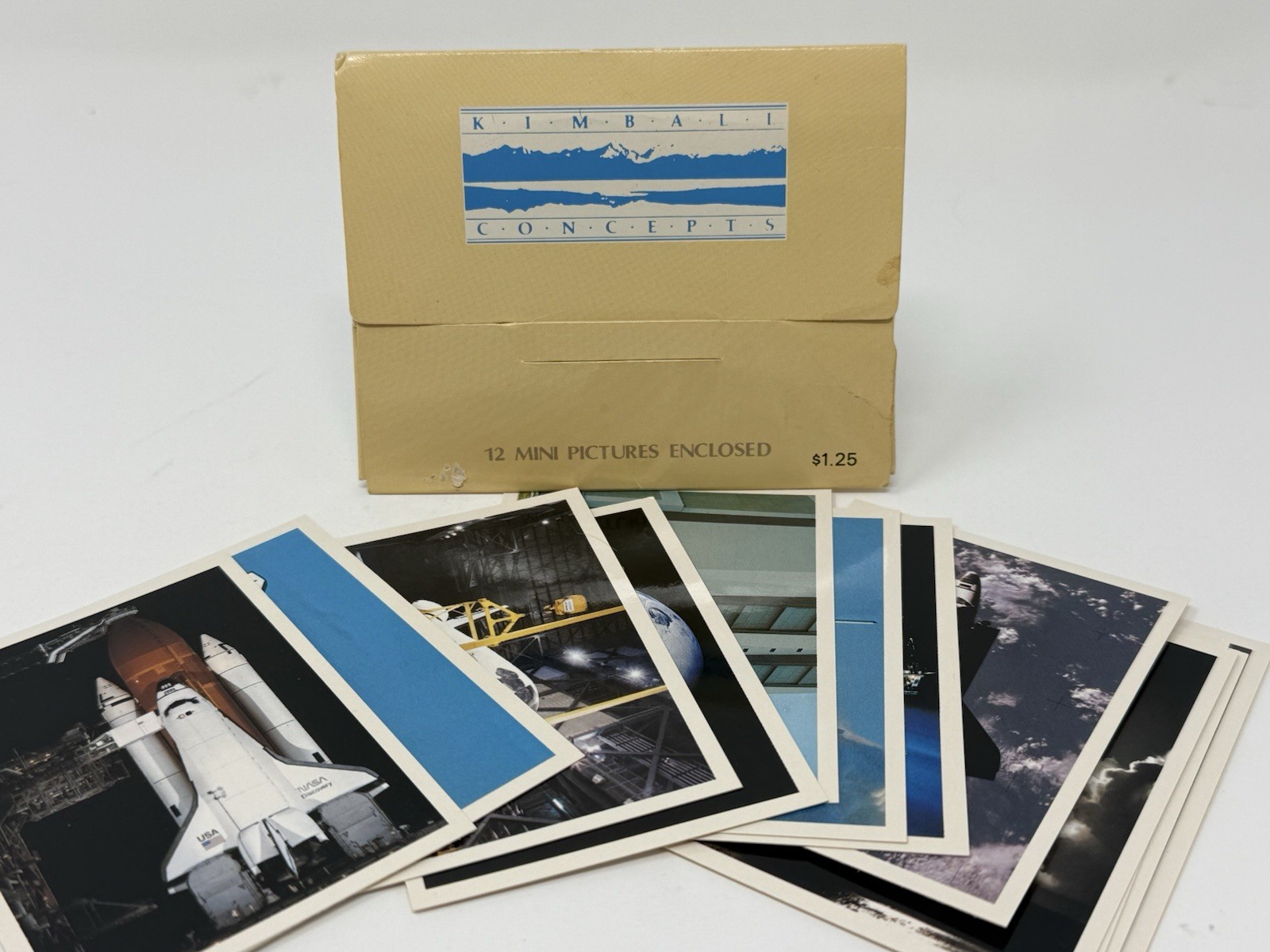 Space Shuttle Collection 12 Mini Pictures, Kimball Concepts With Case