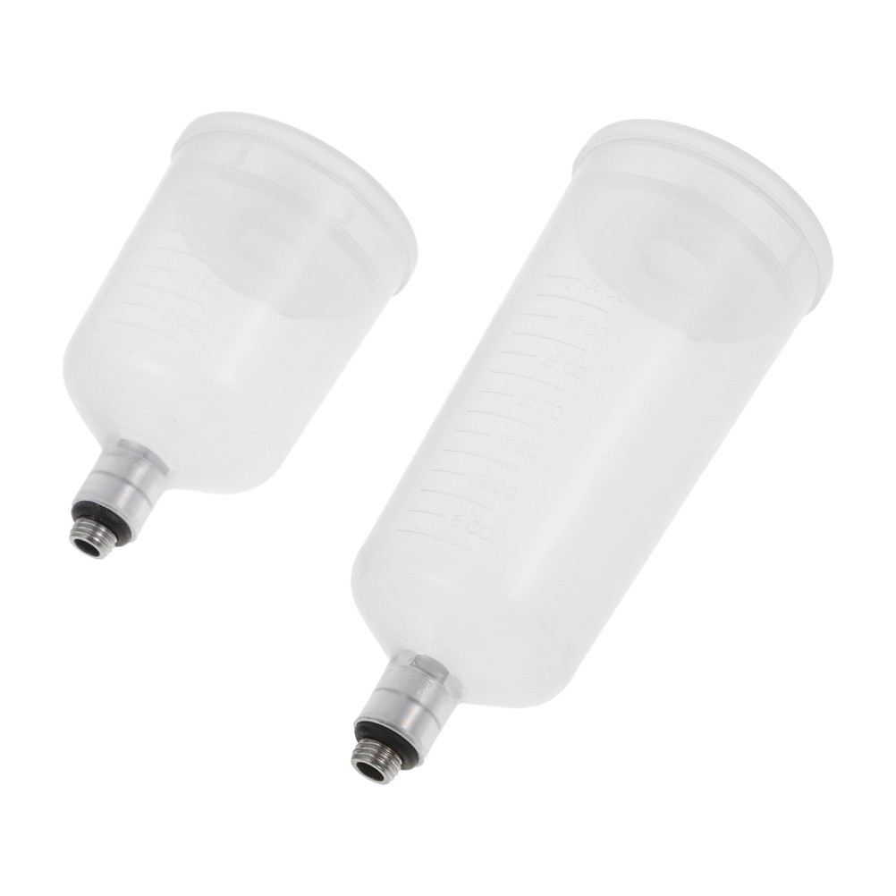 2 Pack Paint Sprayer Cup Airbrush Container Bottles Pot Refillable