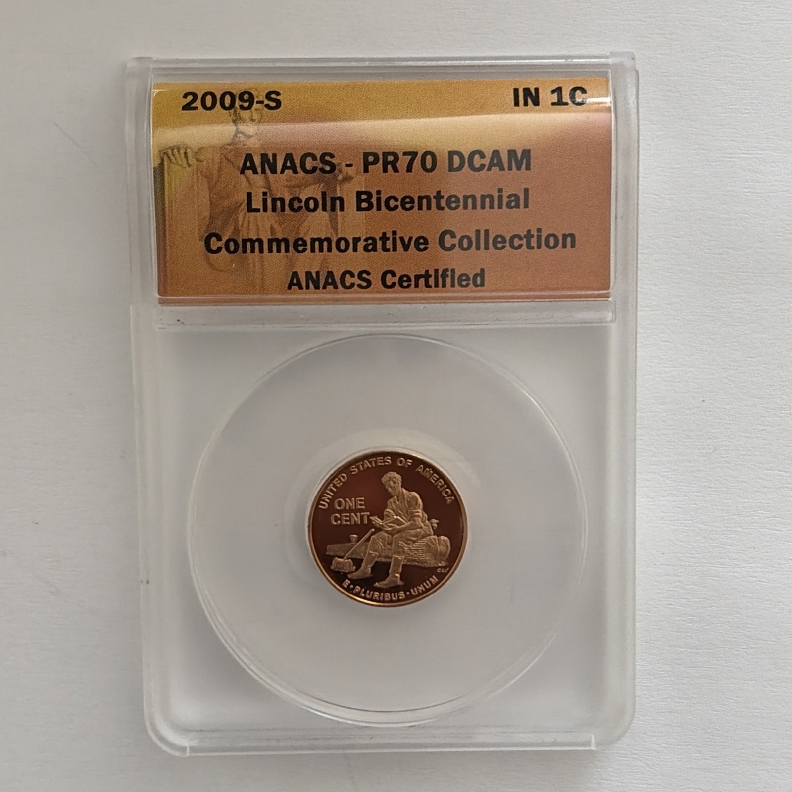 :2009-S 1C LINCOLN BICENTENNIAL INDIANA HOME PERFECT ANACS 70 DEEP-CAMEO TOP POP