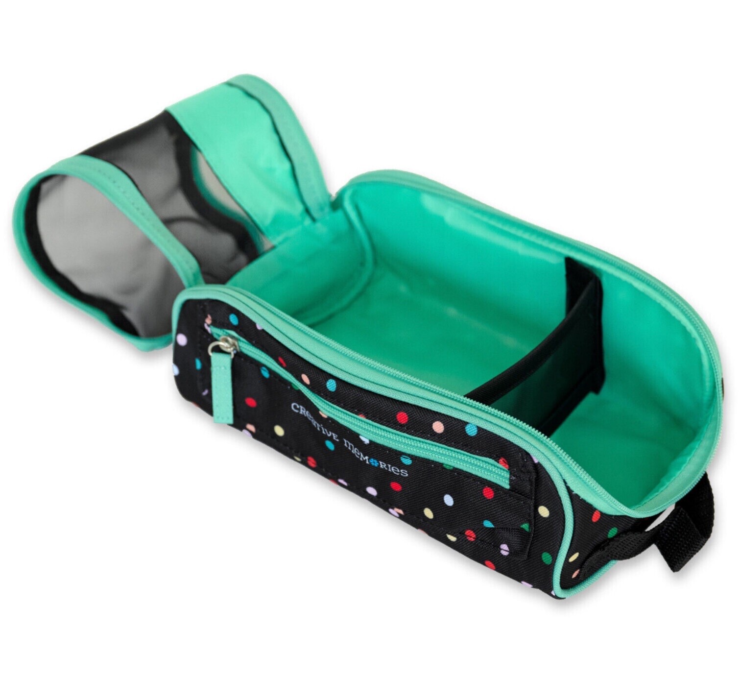 Creative Memories Rainbow Dots Memory Mate Storage - Grab & Go Storage NEW