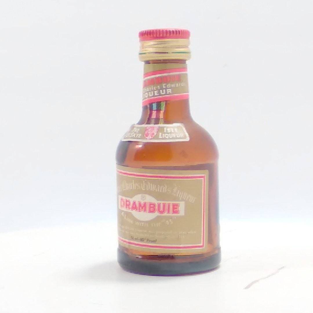 Drambuie Liqueur Scotland Miniature Empty Bottle