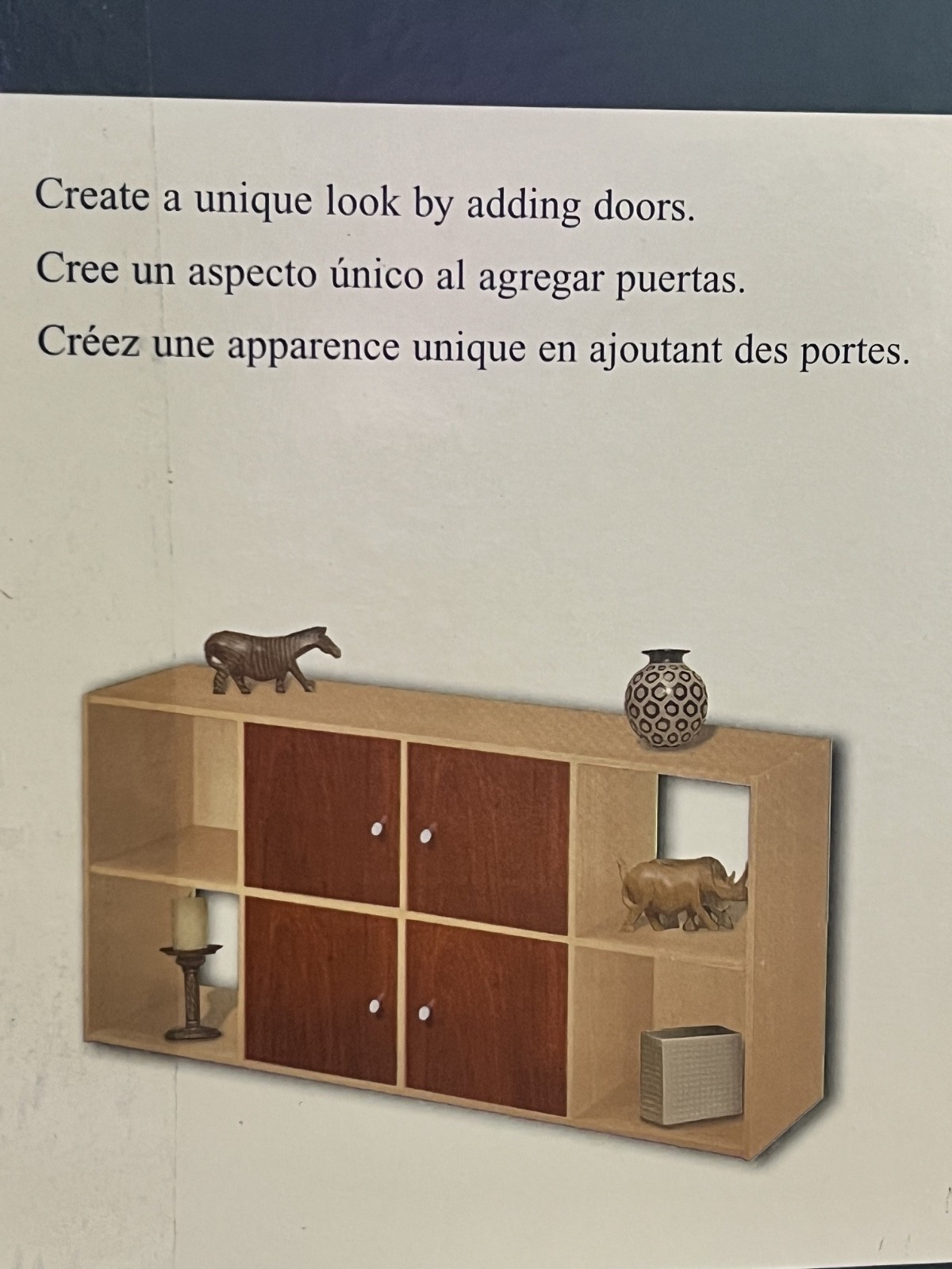 ClosetMaid Cube Door M55 08648 Cubeicals 11x11 Cherry