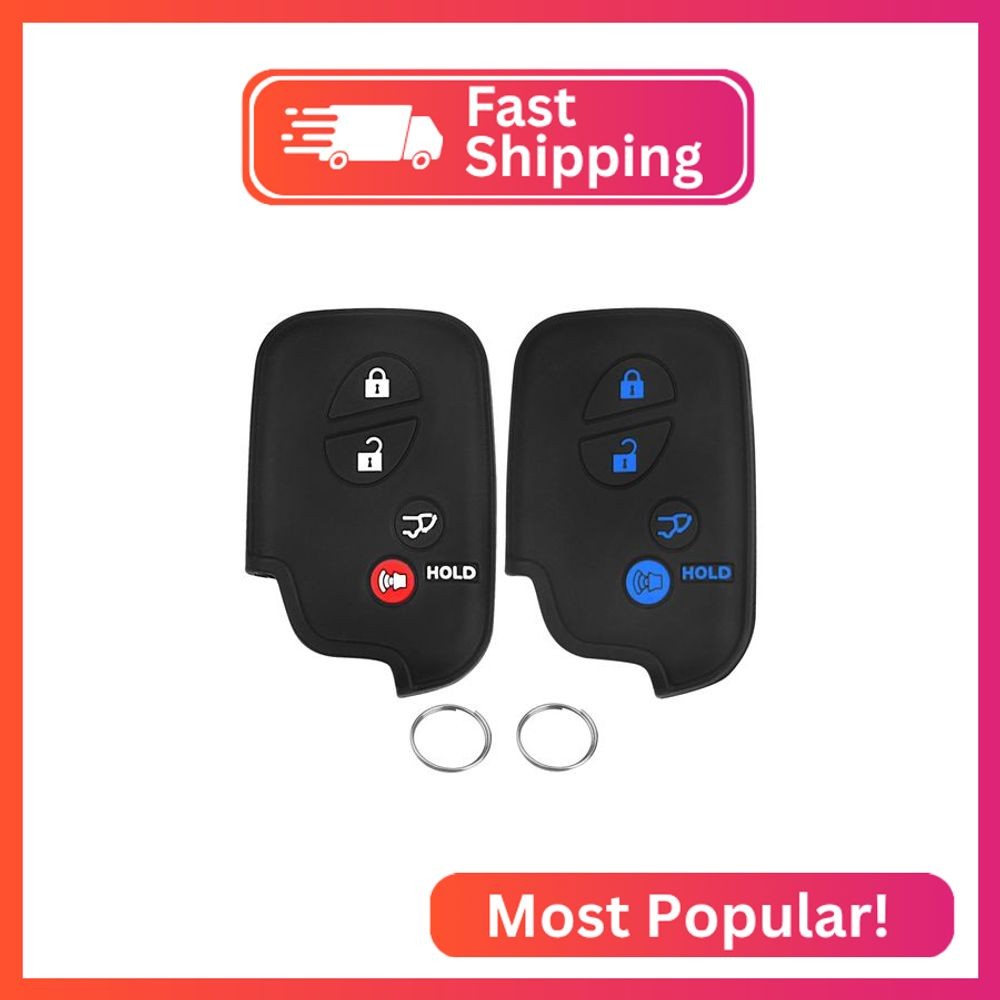 QBUC 2Pcs for Lexus GX460 RX350 Key Fob Cover, for Lexus IS250 IS350 GS450h ES35