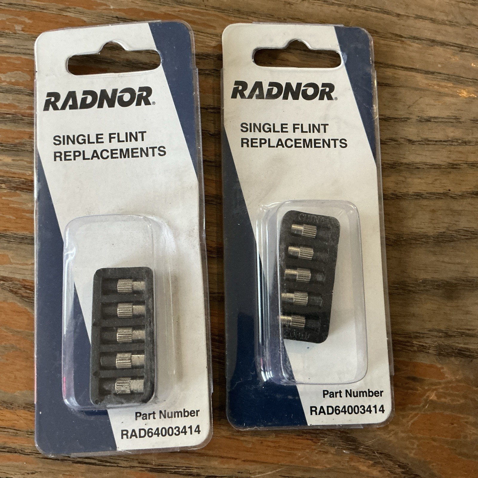 RADNOR Single Flint Replacement 64003414 Pack of 2 NEW