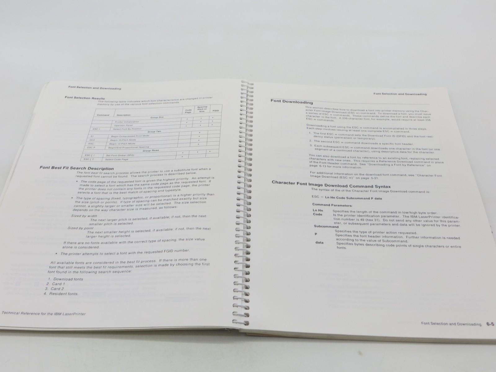 IBM Technical Reference for the IBM LaserPrinter (1990, Paperback) vintage book