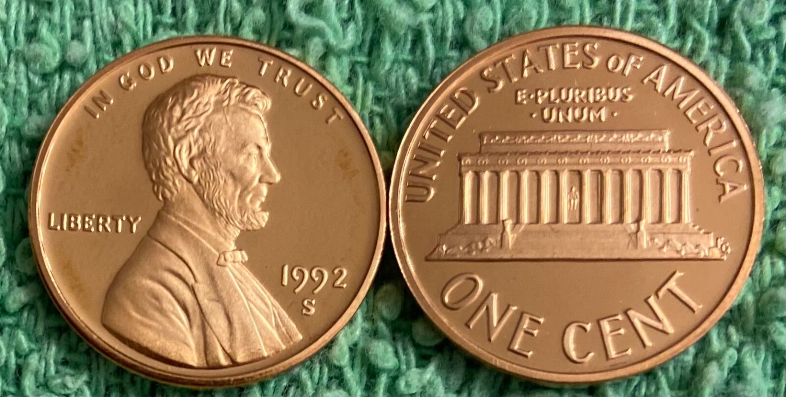 1992-S  **PROOF**  LINCOLN CENT - NICE COIN - L@@K AT PICTURES!!!!!