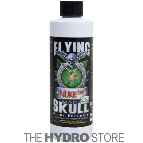 Flying Skull Nuke Em 8oz -Organic Insecticide Pesticide 8 oz ounce