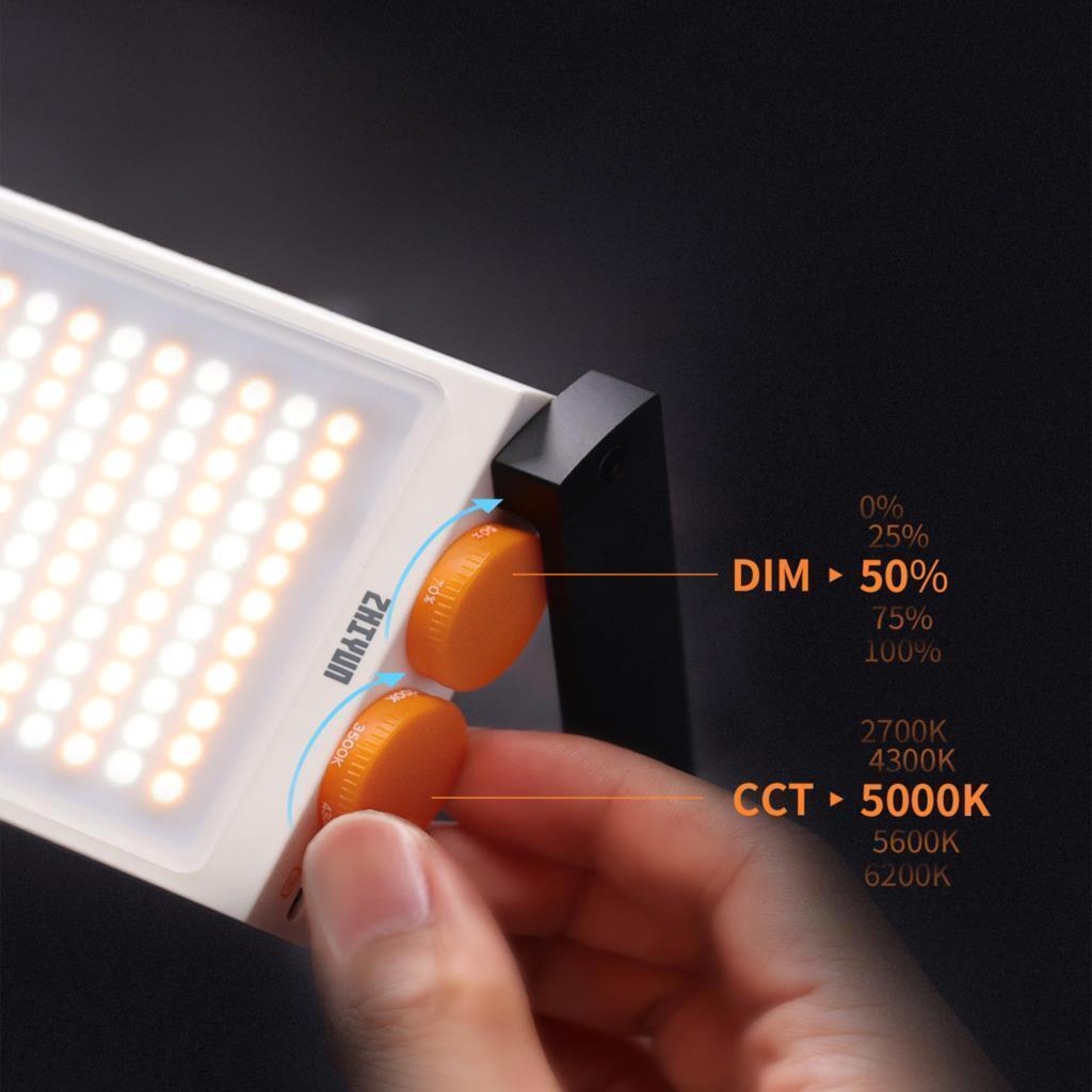Zhiyun FIVERAY M40 40W Mini LED Video Light Handheld Pocket Light 14000Lux CRI96