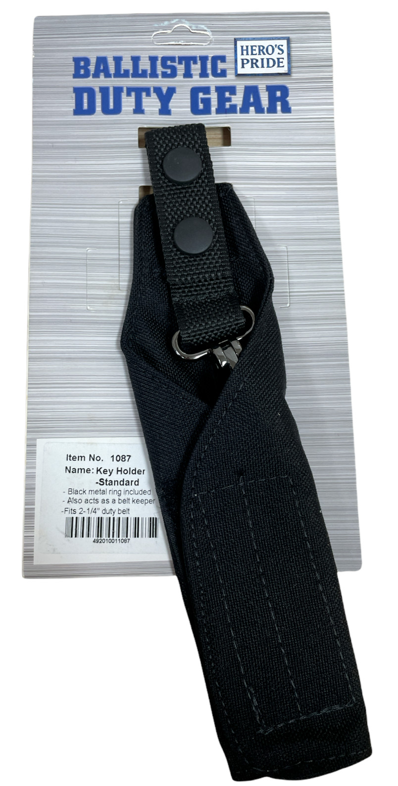 Ballistic Duty Gear By Hero's Pride Key Holder Standard