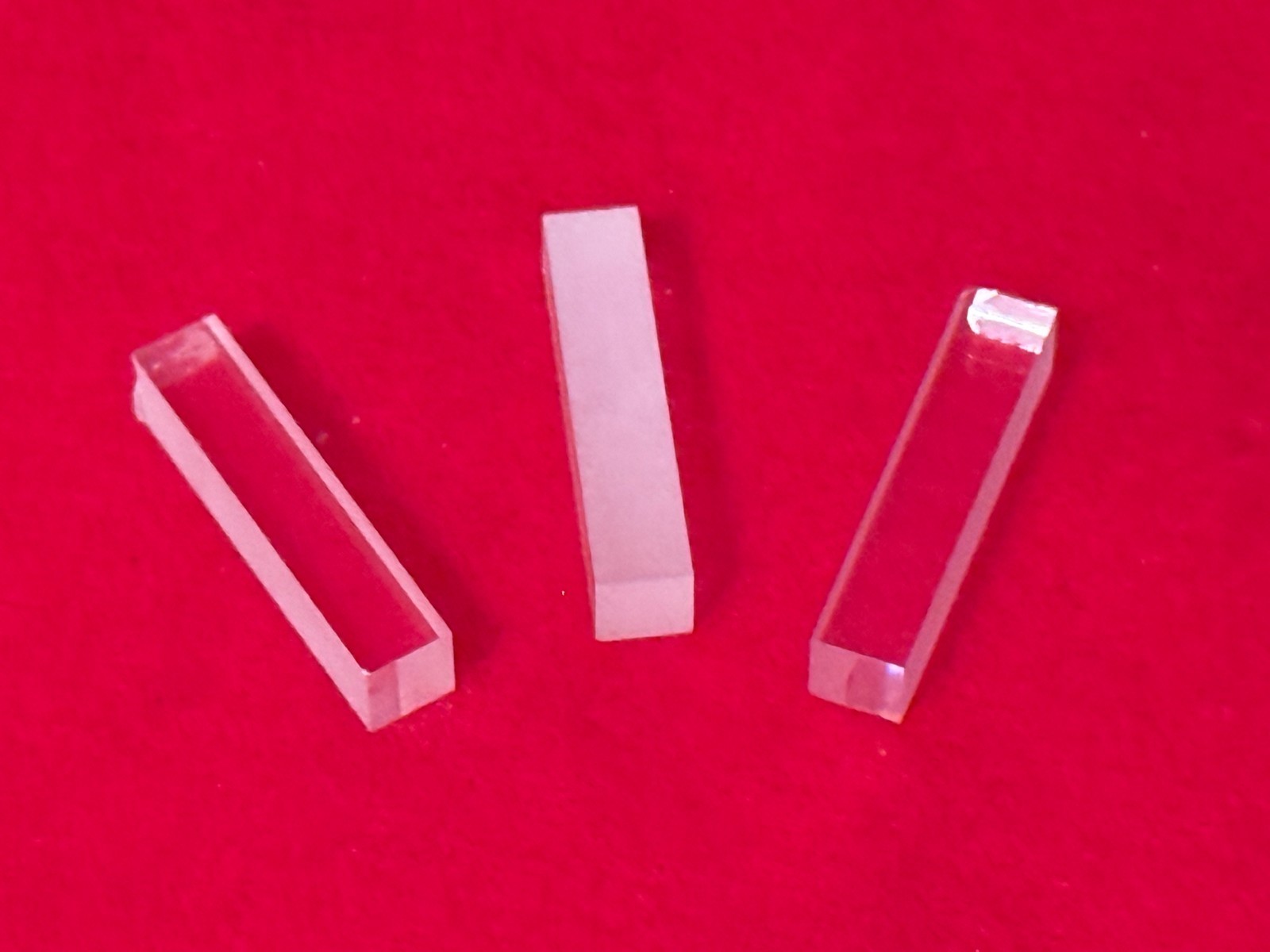BGO Scintillator Crystal for Radiation Scintillation Detector 6.25 x 6.25 x 30mm
