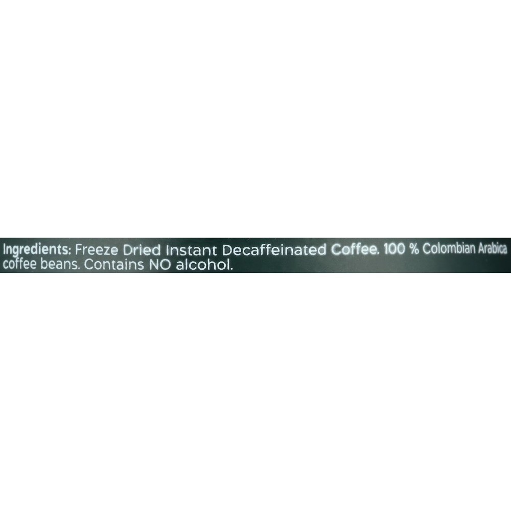 Decaf Instant Coffee 3.5 oz Jar No Artificial Flavors