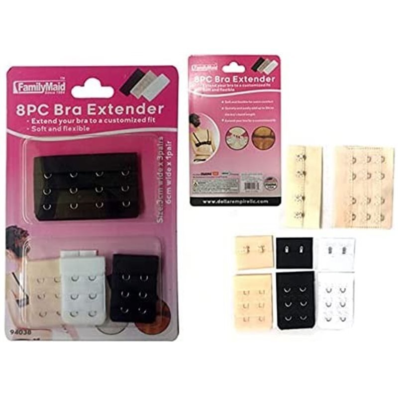 8/pk Bra Extender Extension
