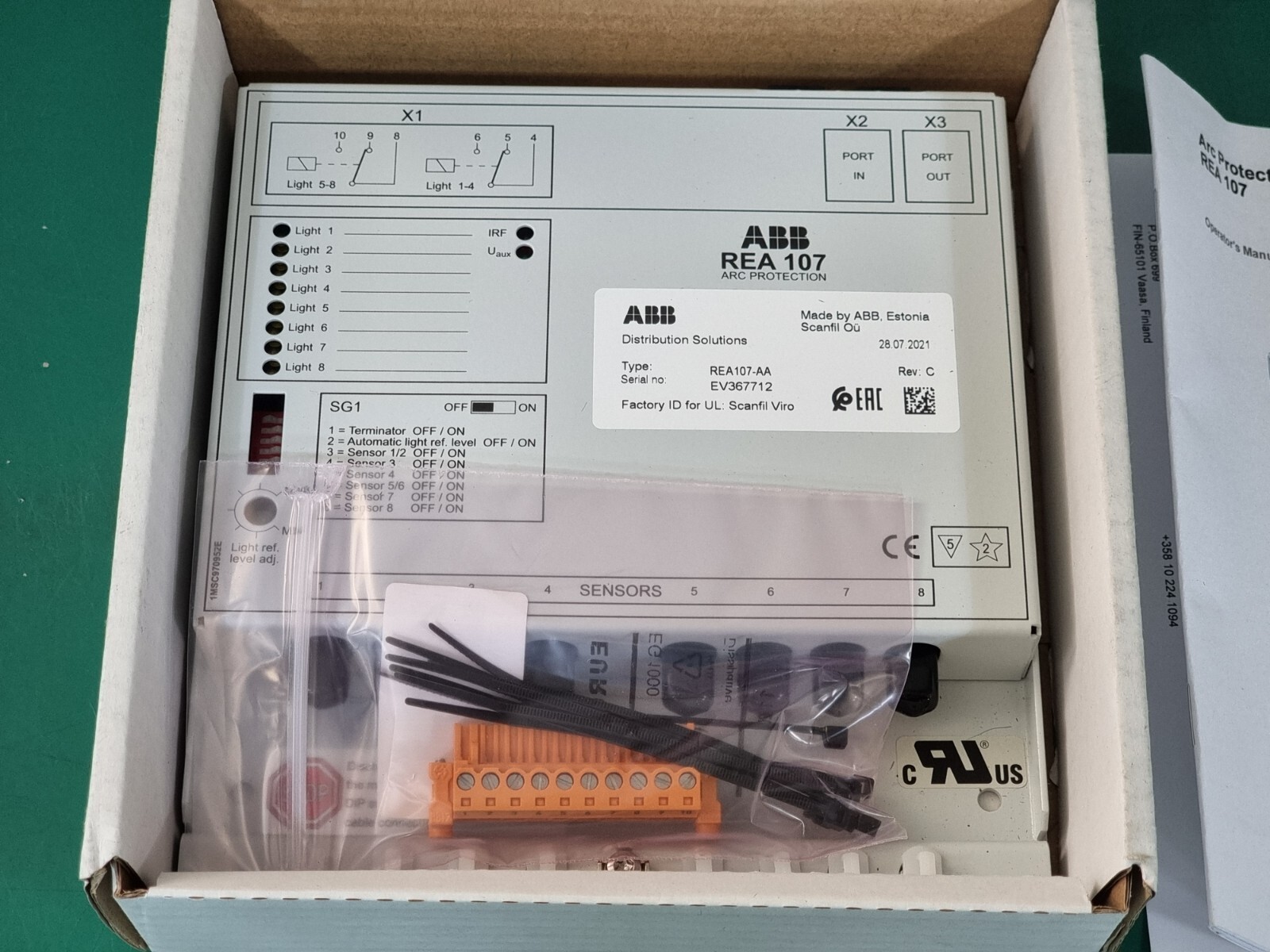 ABB REA107-AA ARC Protection