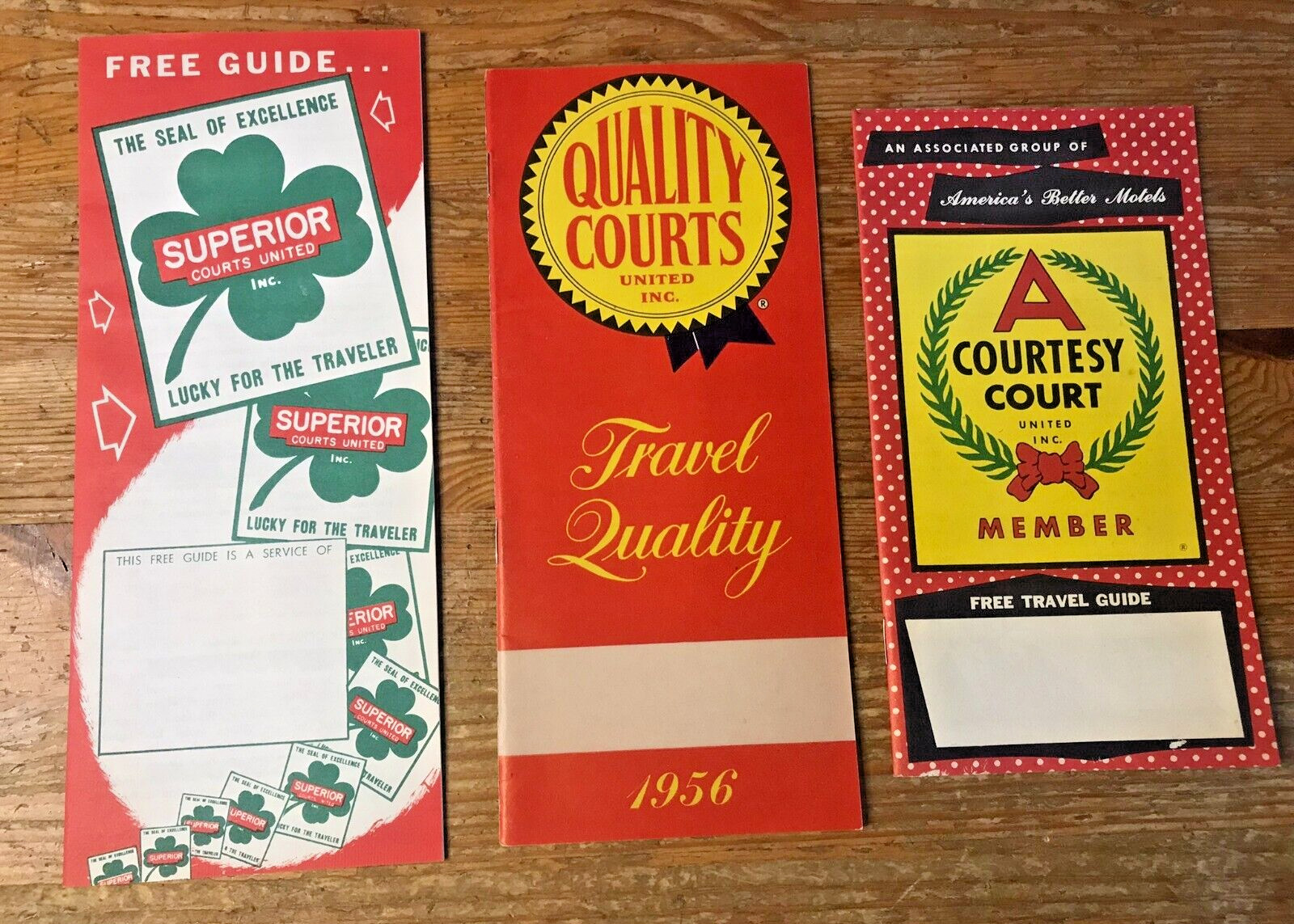 Travel Motor Court Catalogs Guides Superior Quality Courtesy Hotel Motel Lot