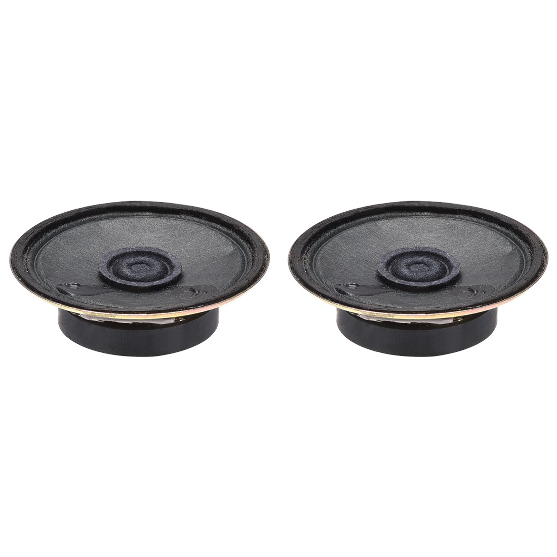 0.5W 8 Ohm DIY Magnetic Speaker 50mm Round Shape Replacement Loudspeaker,2pcs
