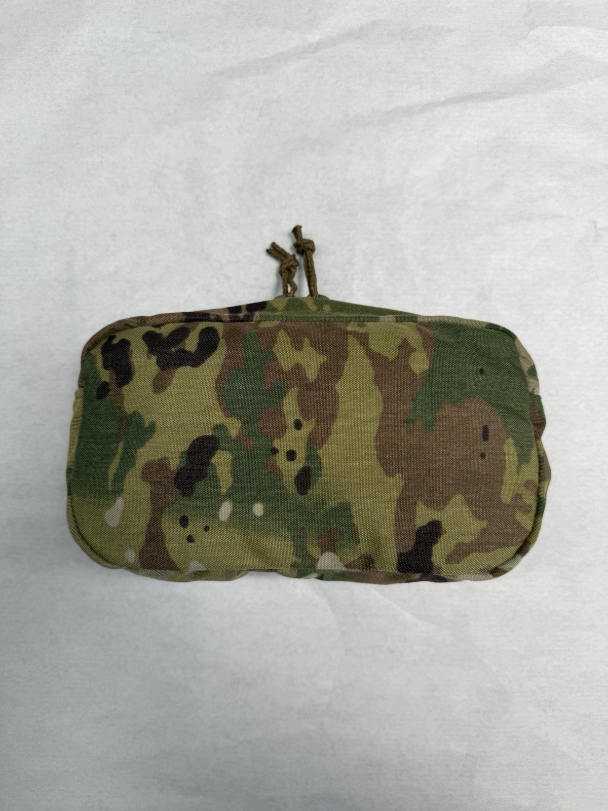 Tactical Utility Pouch MOLLE Back Dual Zipper OCP - Made In USA