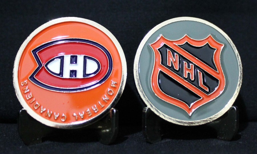 NHL MONTREAL CANADIENS SPORTS COLLECTIBLE CHALLENGE COIN NEW