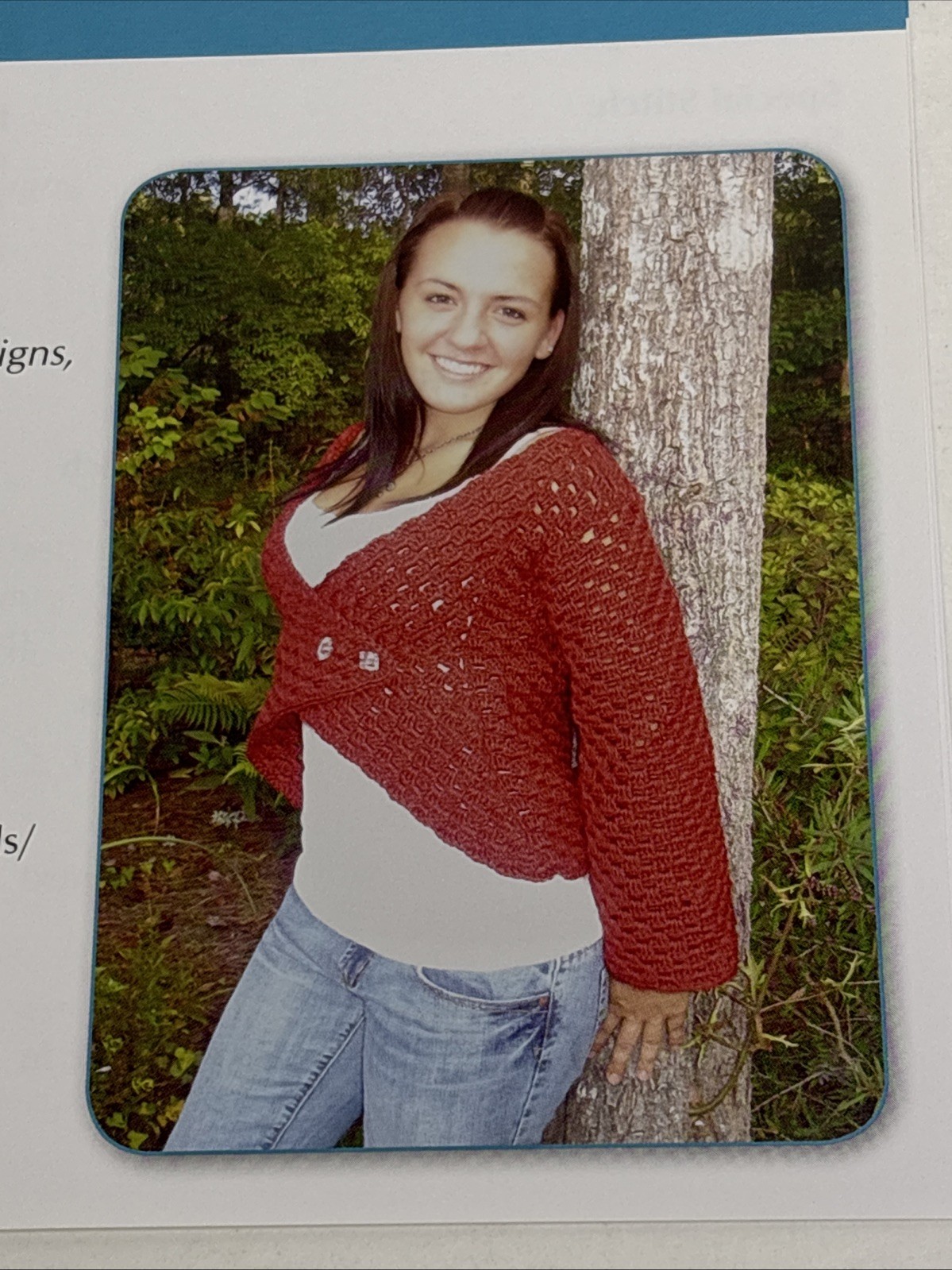 Trica Jacket Crochet Pattern Cards Pages