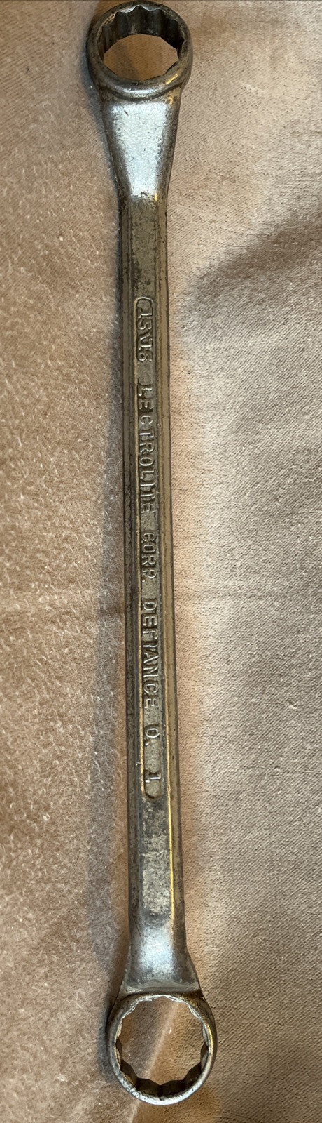VTG Lectrolite Defiance 1 X 15/16" Offset Box End Wrench 3006 Steel USA Tool