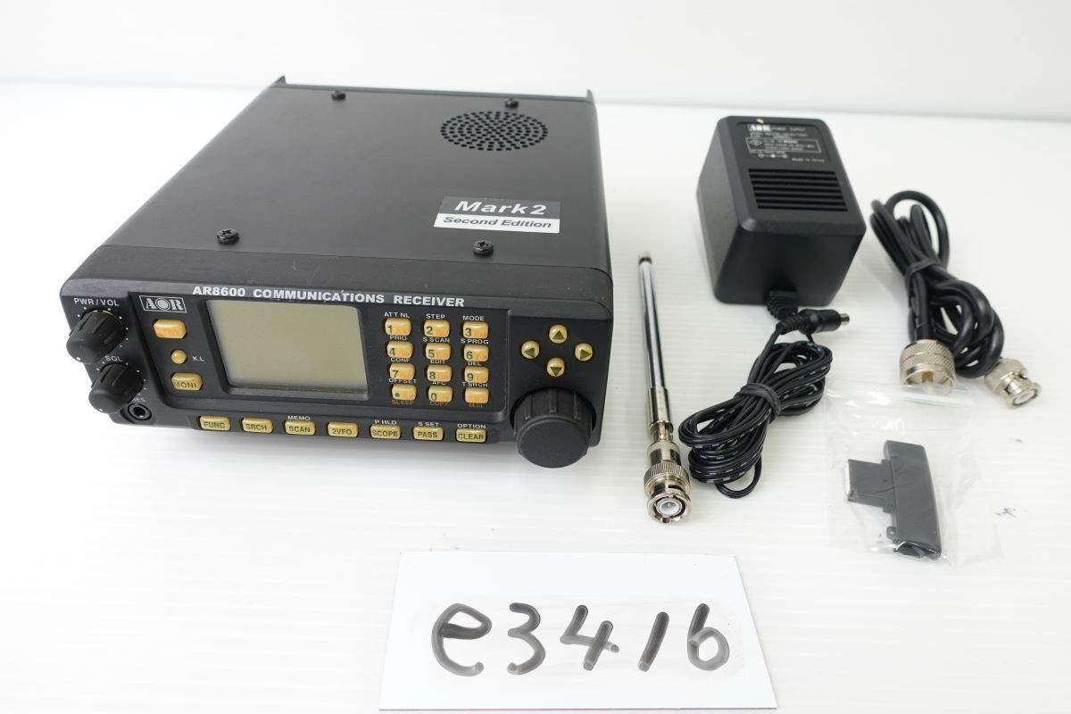 【VG++ Tested 】AOR AR8600 Mark 2 Wideband Receiver Tested with Telescopic